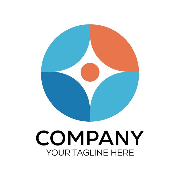 Logotipo de la empresa Diseño del logotipo de la compañía para empresarios y negocios Mejor icono