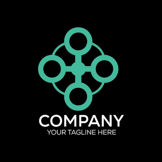 Logotipo de la empresa Diseño del logotipo de la compañía para empresarios y negocios Mejor icono