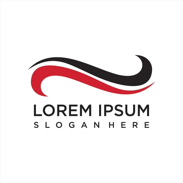 El logotipo de la empresa es un concepto moderno.