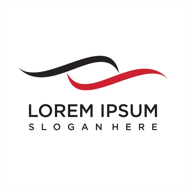 El logotipo de la empresa es un concepto moderno.