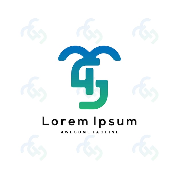 Un logotipo para una empresa de eslogan impresionante.