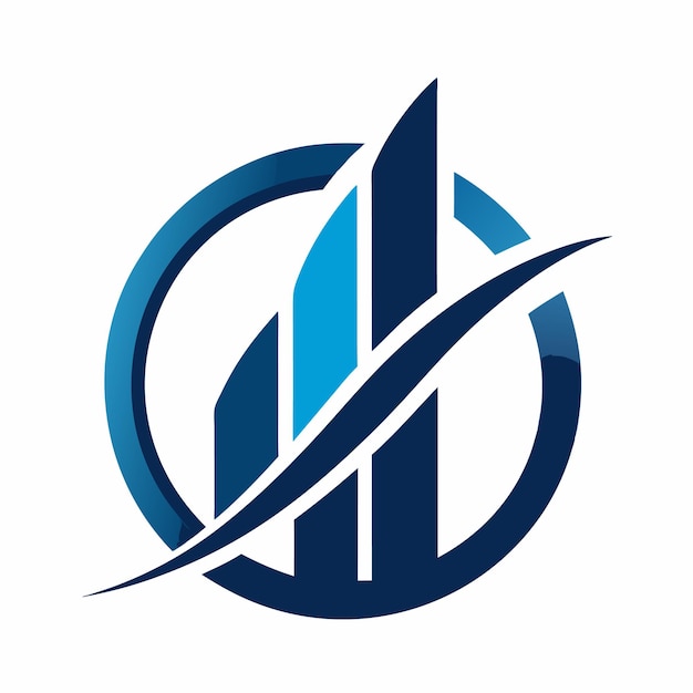 Un logotipo para una empresa financiera elegante y un logotipo profesional para una empresa de servicios financieros