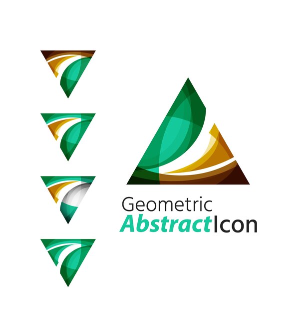 logotipo de la empresa geométrica abstracta