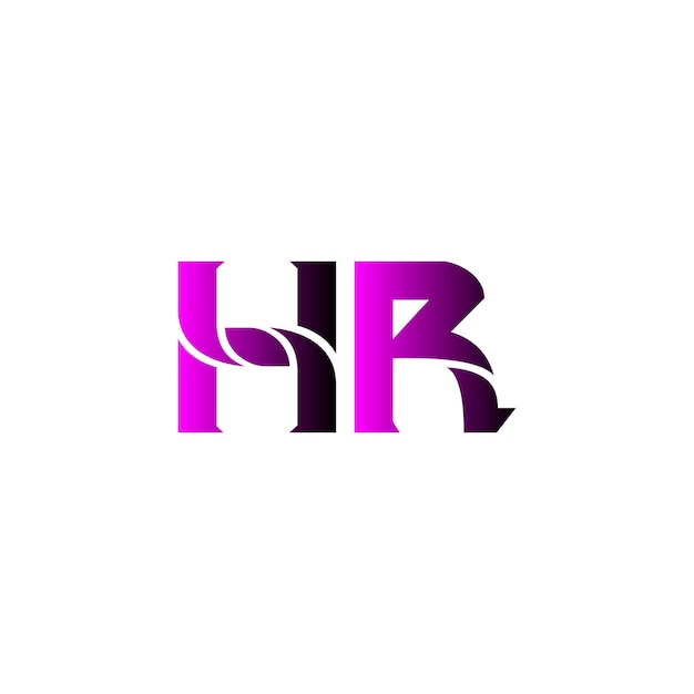 Vector el logotipo de la empresa hr