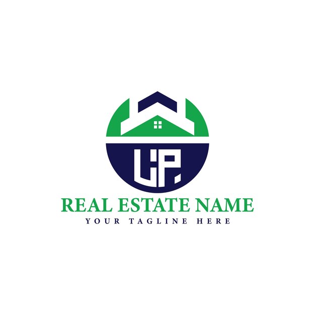 Logotipo de la empresa inmobiliaria con el icono de la casa