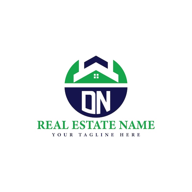 Logotipo de la empresa inmobiliaria con el icono de la casa