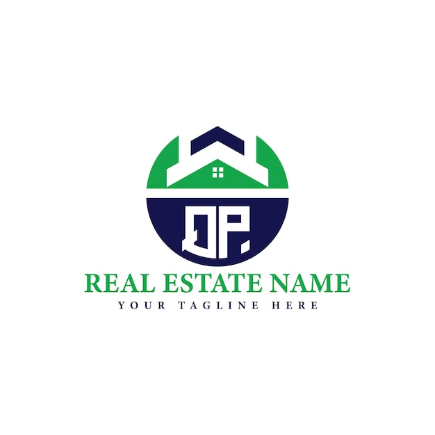 Logotipo de la empresa inmobiliaria con el icono de la casa