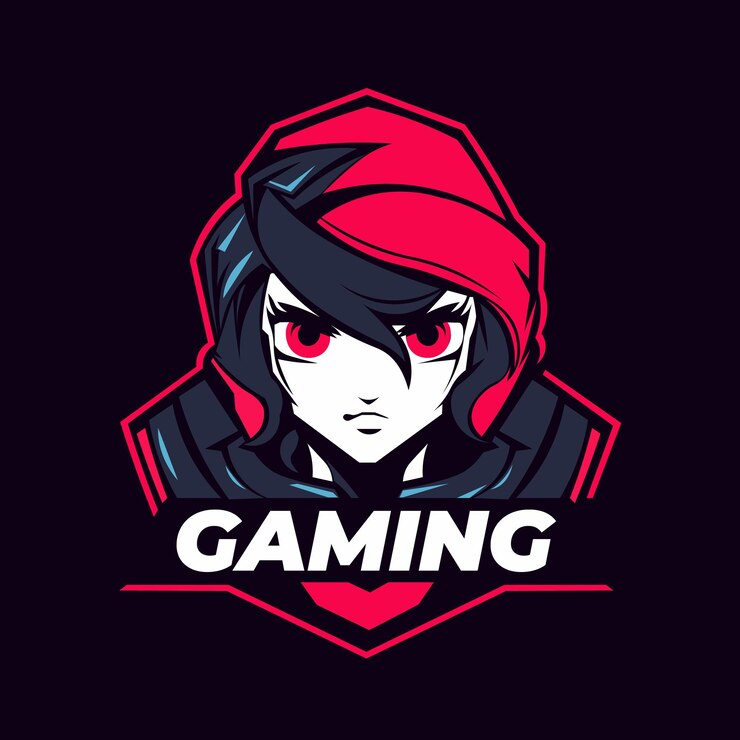 Un logotipo para una empresa de juegos llamada Gaming.