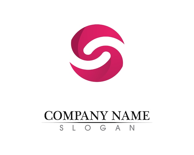 Logotipo de empresa letra corporativa S
