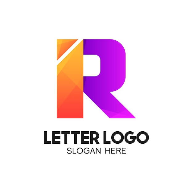 Logotipo de la empresa letra R