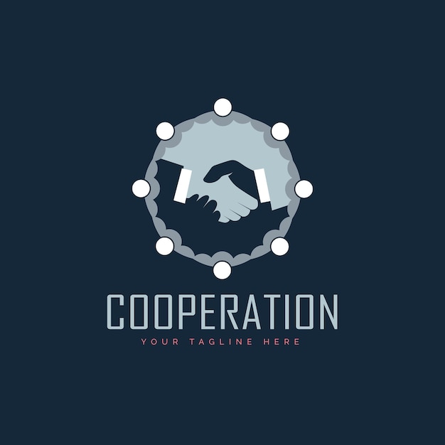 Logotipo para una empresa llamada cooperación