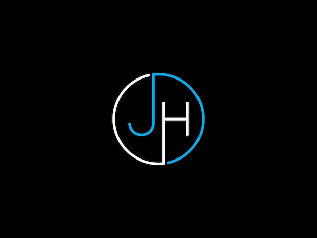 Logotipo para una empresa llamada jh