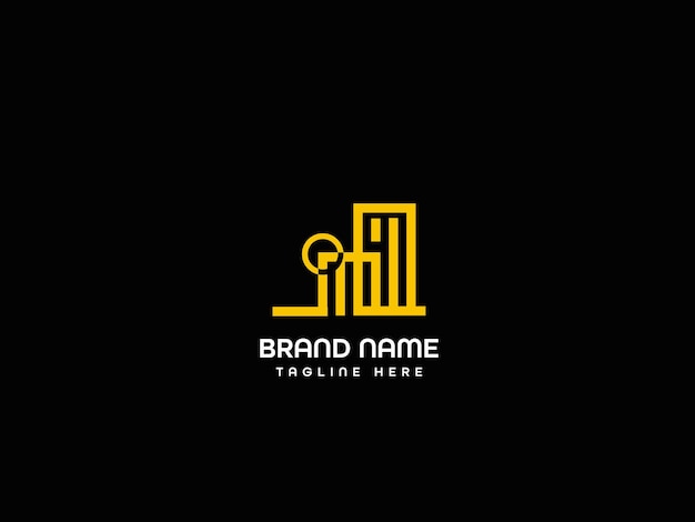 Un logotipo para una empresa llamada nombre de marca