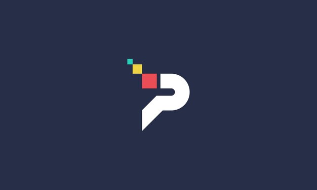 Un logotipo para una empresa llamada p.