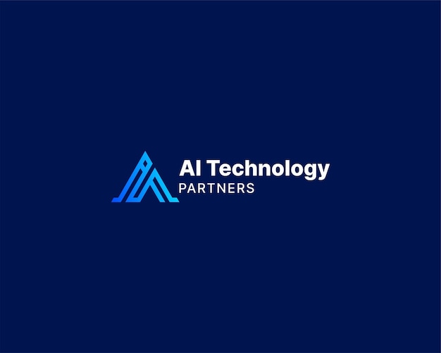 Logotipo para una empresa llamada socios de tecnología ai