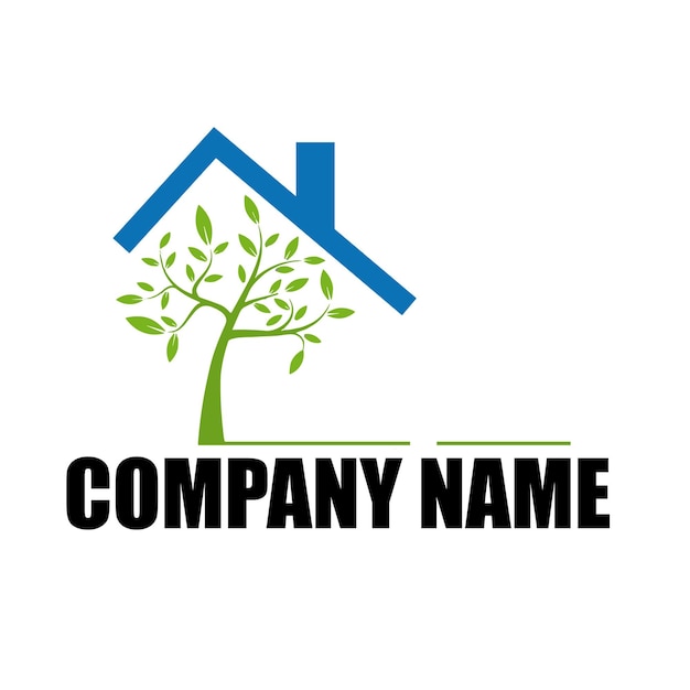 un logotipo de una empresa llamado "nombre de la empresa" en la parte superior
