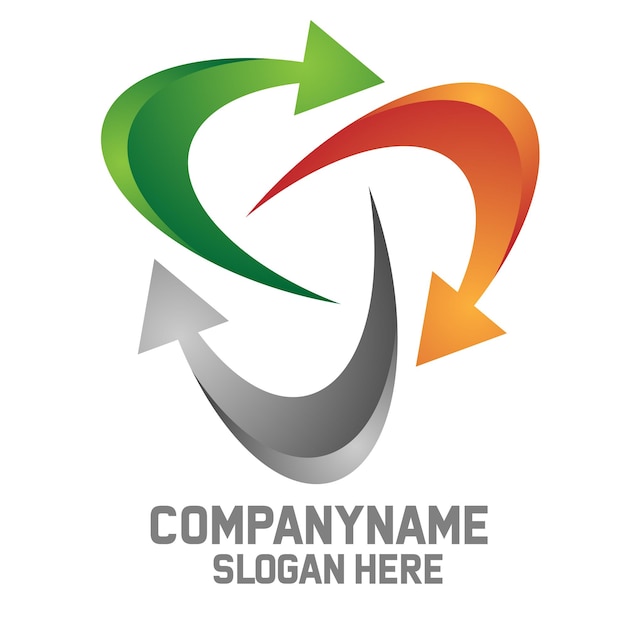 Un logotipo para una empresa llamado nombre de la empresa.
