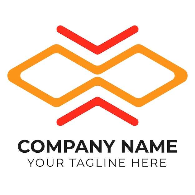 Un logotipo para una empresa llamado nombre de la empresa.