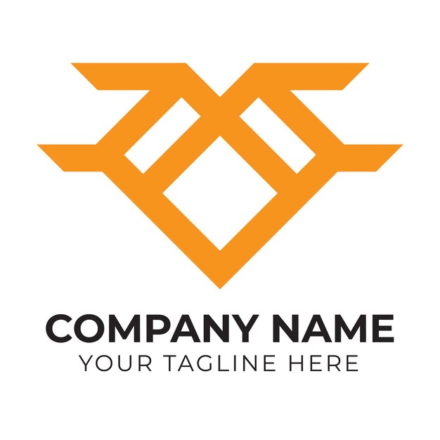Un logotipo para una empresa llamado nombre de la empresa.