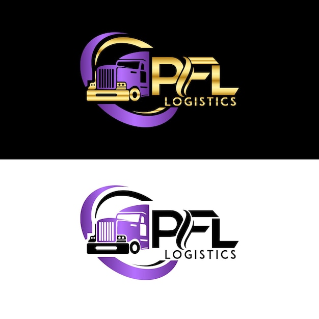 Logotipo para una empresa de logística.