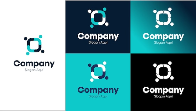 Logotipo de la empresa Logotipo para la empresa aguamarina