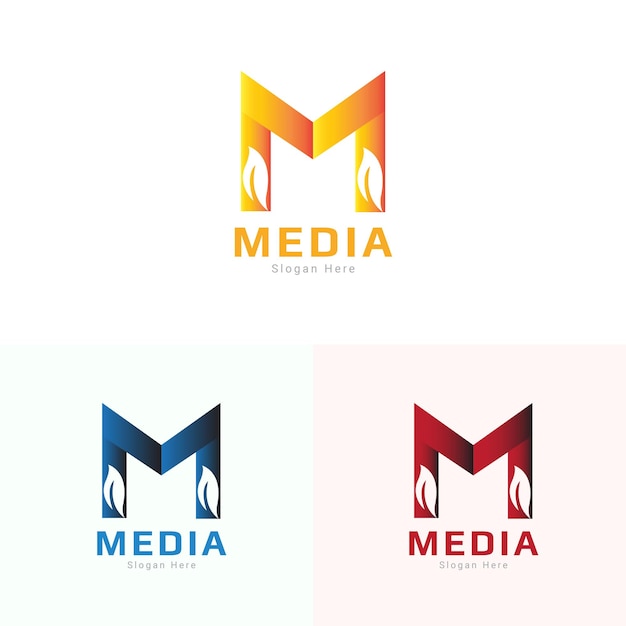 El logotipo de la empresa M