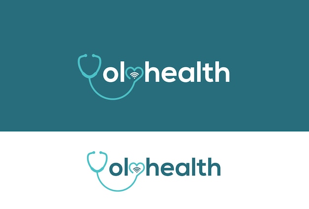 Logotipo para una empresa médica que dice salud antigua