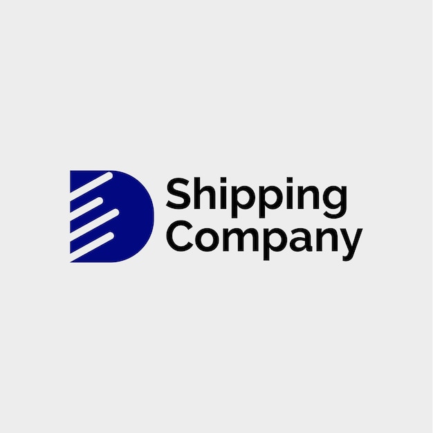 El logotipo de la empresa naviera