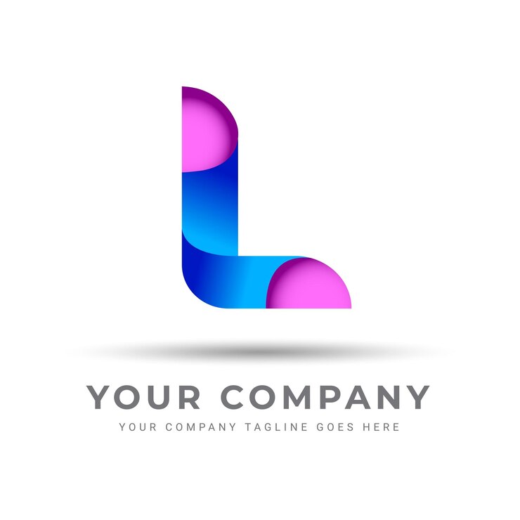 Vector logotipo de una empresa o empresa diseño de letras signo y resumen