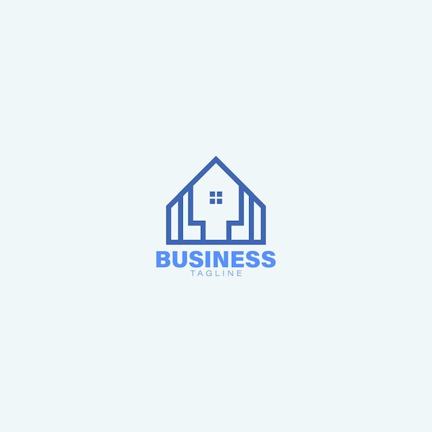 Logotipo de empresa de propiedad de agente de insignia de empresa de agencia de bienes raíces
