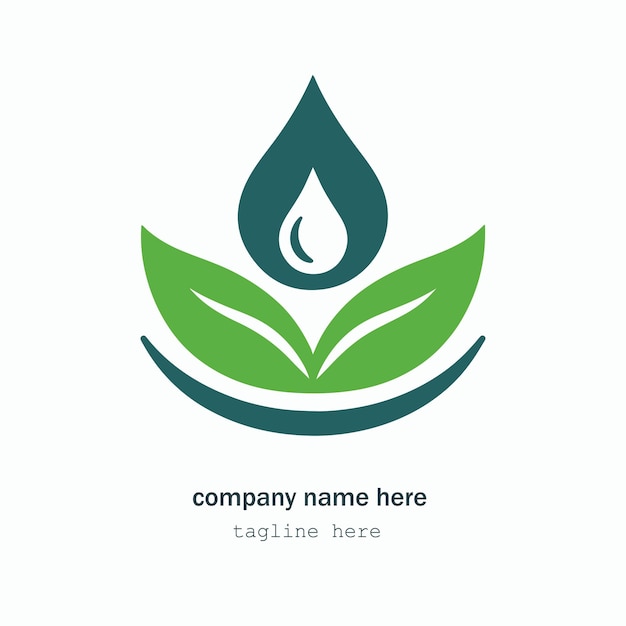 un logotipo de la empresa que dice el nombre de la empresa en verde