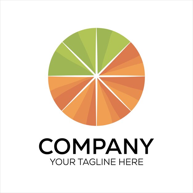 un logotipo de la empresa que dice su empresa su logotipo