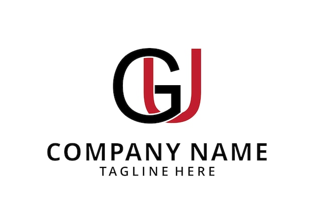 Logotipo para una empresa que es una empresa llamada gj.