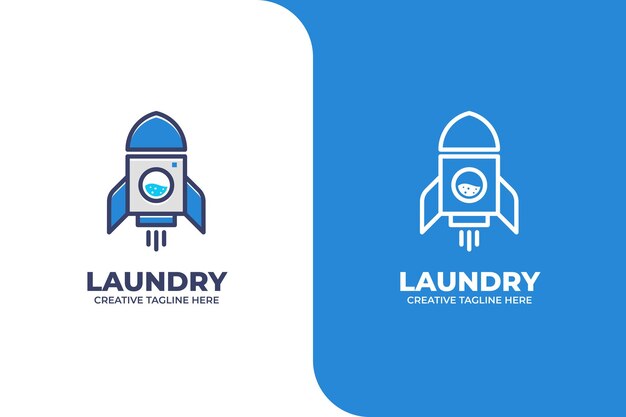 Logotipo de la empresa Rocket Laundry Wash