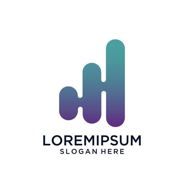 un logotipo para una empresa de tecnología con diseño 3D