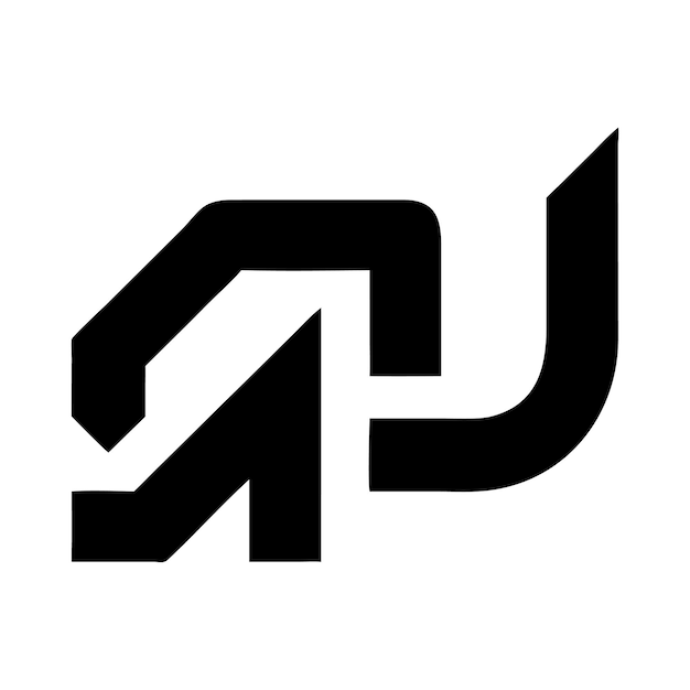 Logotipo de una empresa de tecnología innovadora Diseño de logotipo elegante Ilustración vectorial para marcas modernas