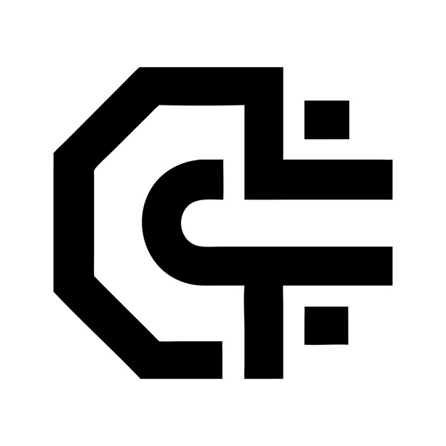 Logotipo de una empresa de tecnología innovadora Diseño de logotipo elegante Ilustración vectorial para marcas modernas