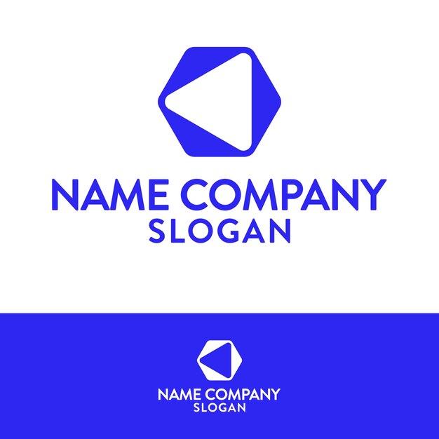 Logotipo de la empresa Tecnología minimalista