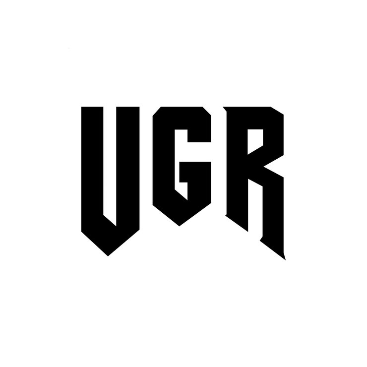Vector el logotipo de la empresa de tecnología ugr se compone de una combinación de colores en blanco y negro, el logotipo de ugr, el vector de ugr y el icono de ugr.