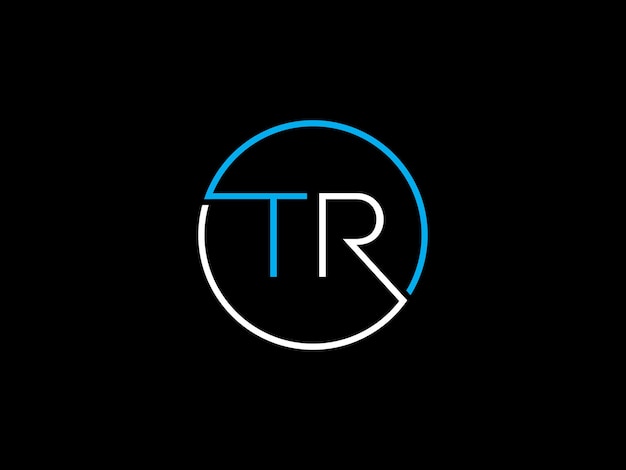 Vector logotipo para una empresa tr y t