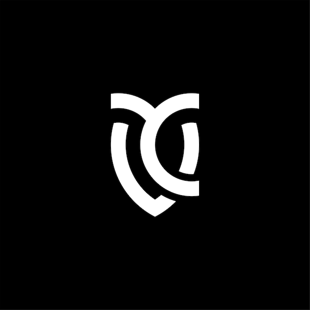 Logotipo de la empresa vector letra YV