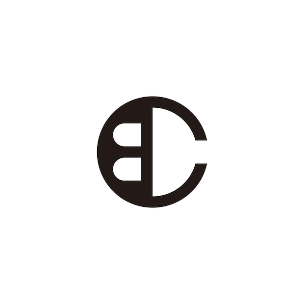 Logotipo de enchufe de letra C simple plantilla de logotipo de letra C inicial con símbolo de enchuffe energía eléctrica simple
