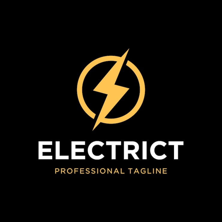 Vector logotipo de energía eléctrica