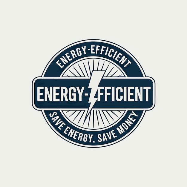 un logotipo de energía se muestra sobre un fondo blanco