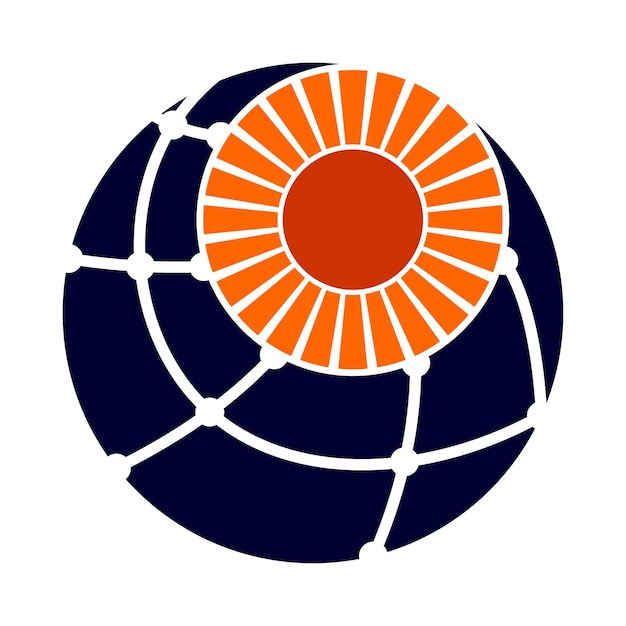 Logotipo de energía solar Icono Ilustración Identidad de marca