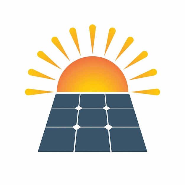 Logotipo de energía solar