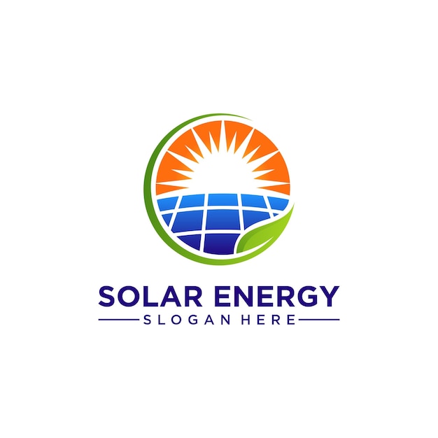 Logotipo de la energía solar