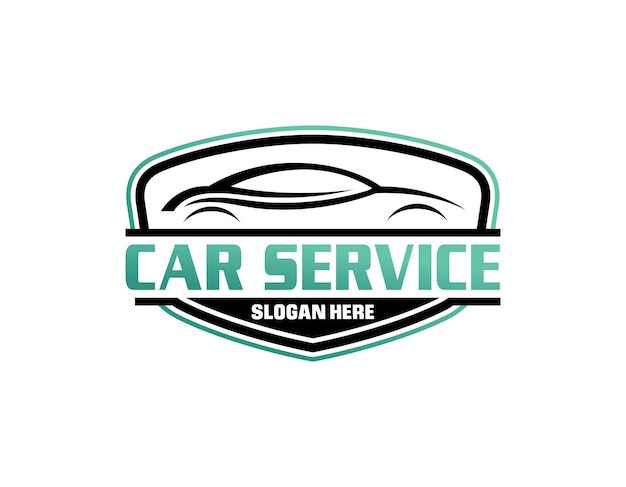 logotipo de engranaje automotriz de tipografía