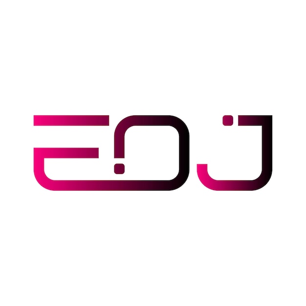 El logotipo de la EOJ es una tipografía abstracta, un diseño vectorial moderno y mínimo.