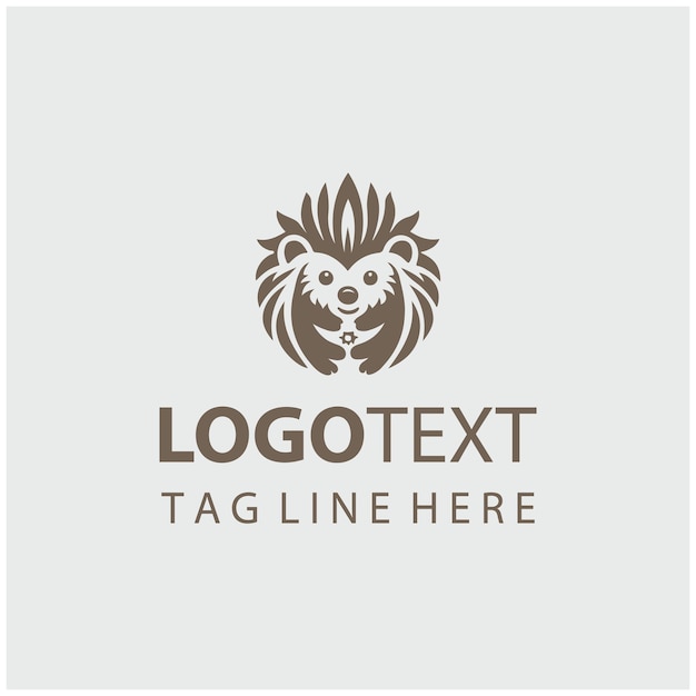 El logotipo del erizo Ilustraciones vectoriales